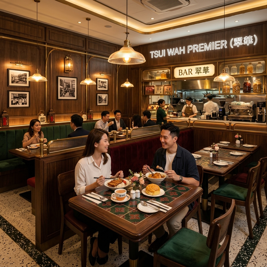 Hong Kong Cafe interior seating